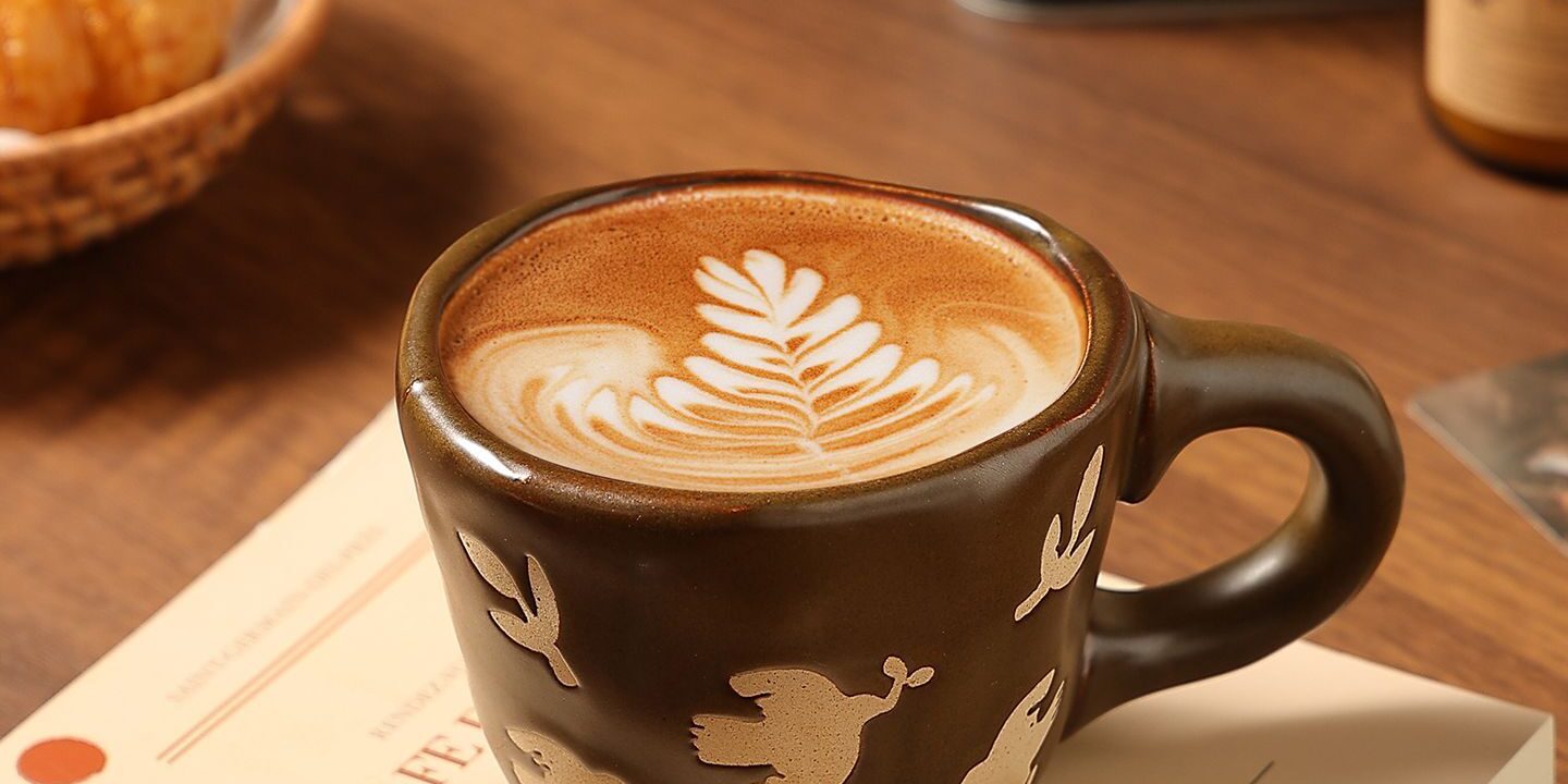 Vintage milk coffee ceramic crockery mugs for daily use