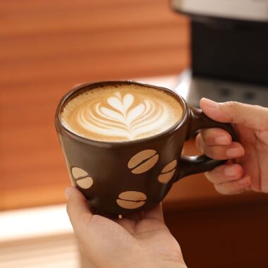 Vintage milk coffee ceramic crockery mugs for daily use