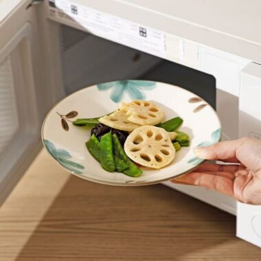 Hot selling blue floral ceramic crockery dinner sets for home